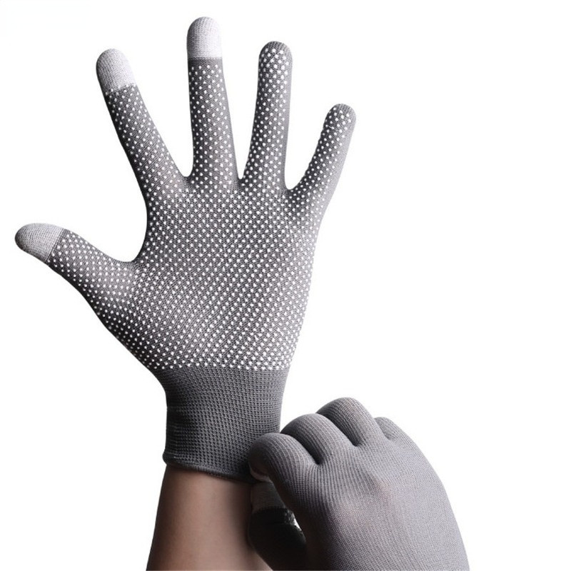 Breathable Anti-skid GEL Touch Screen Gloves Summer Thin Riding/Driving/Mountaineer Wrist Gloves Men