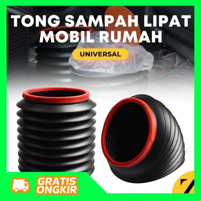 EMBER LIPAT PORTABEL KOTAK MULTIFUNGSI TEMPAT TONG SAMPAH MOBIL FOLDABLE BUCKET STORAGE WATERPROOF O