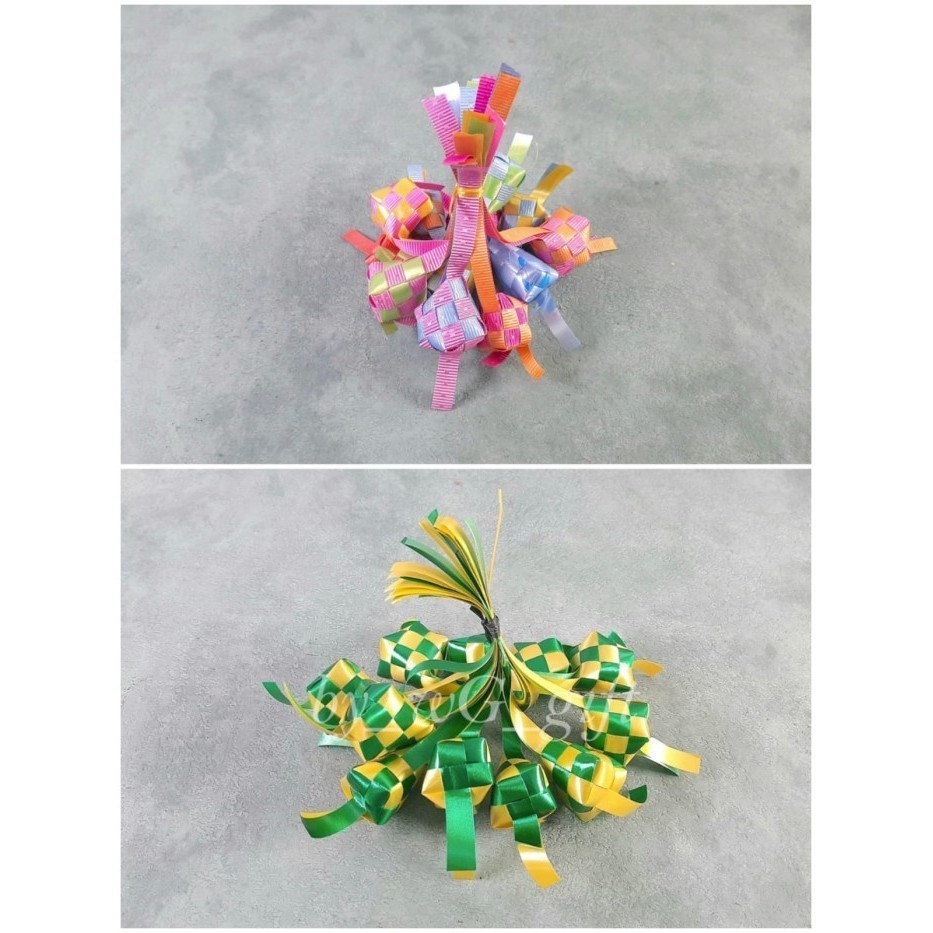 

Hiasan Idul Fitri - Ketupat - Pita Jepang; Lebar 0.9 cm; 1 Pack 12 Pcs