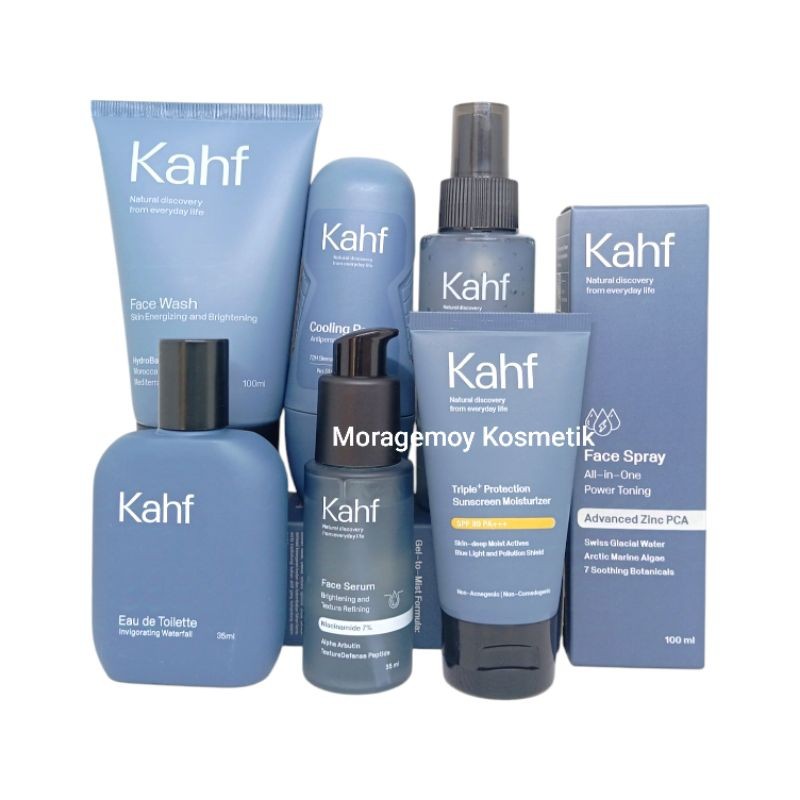 Paket Kahf Skincare Untuk Pria Paket Perawatan Wajah Basic Skincare Paket Lengkap