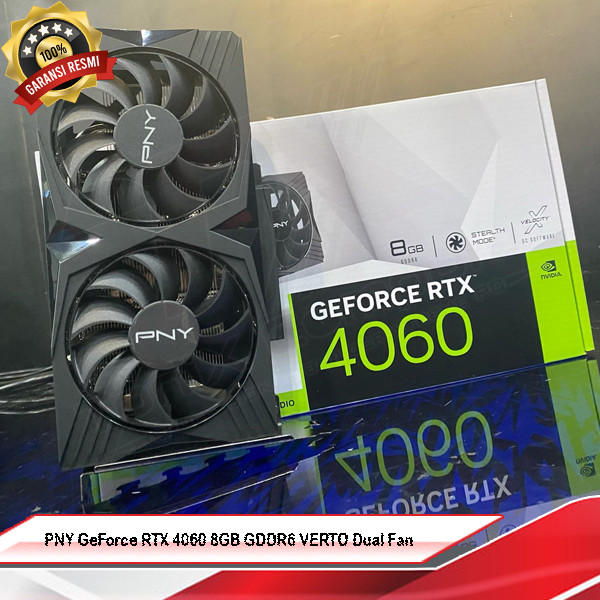 PNY GeForce RTX 4060 8GB VERTO Dual Fan | VGA Gaming RTX 4060