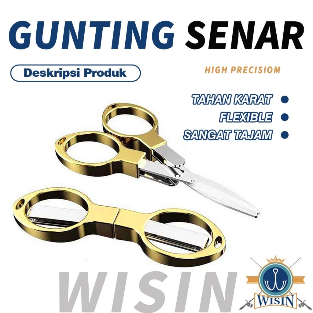 

Gunting Kecil Mini Lipat Gunting Lipat Senar Pancing Gunting Kacamata / Gunting Serbaguna Multifungsi Portable / Gunting Kertas Kapas Stainless Steel
