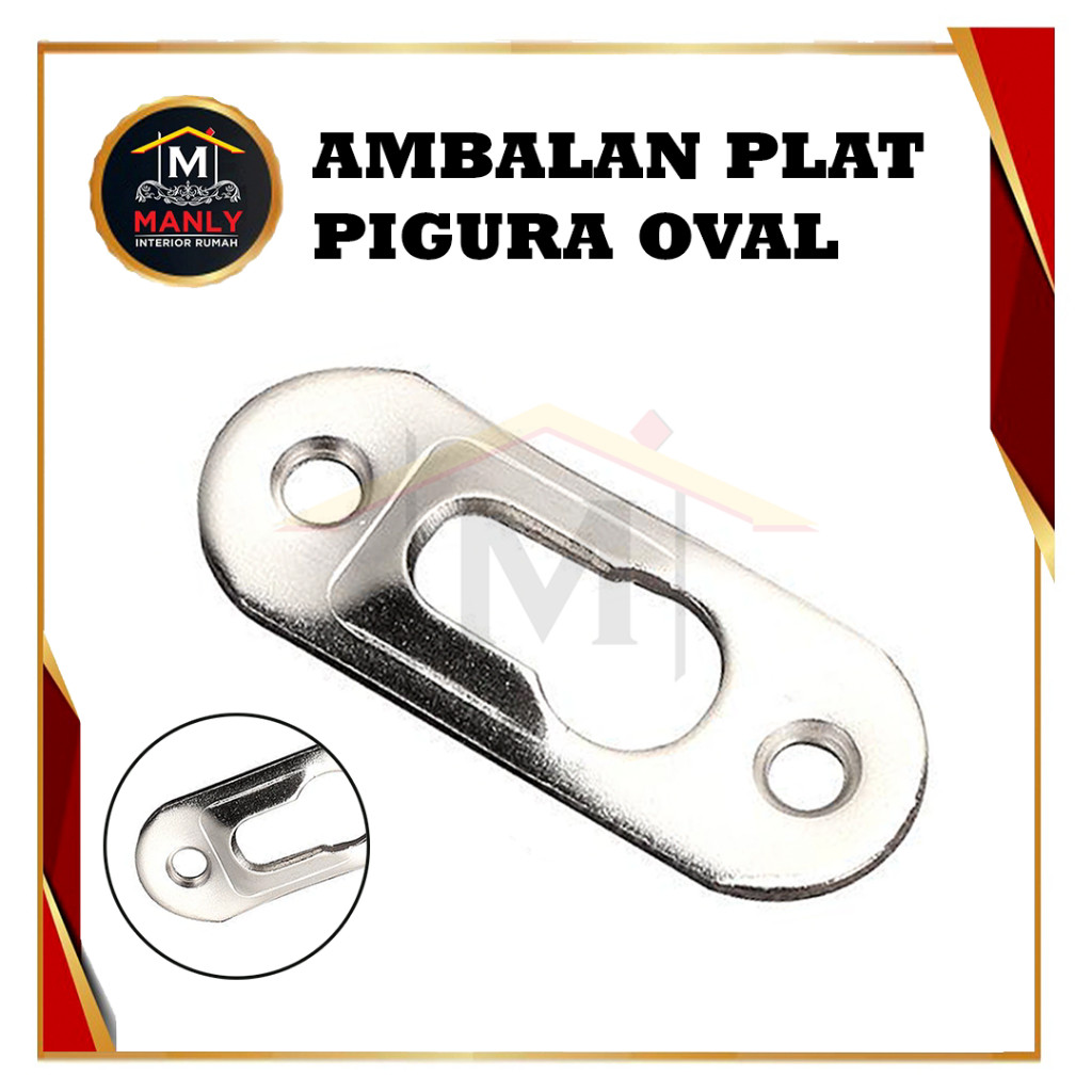Plat Gantungan Pigura Oval Plat Pigura Plat Gantungan Papan Tulis Plat Gantungan Cermin
