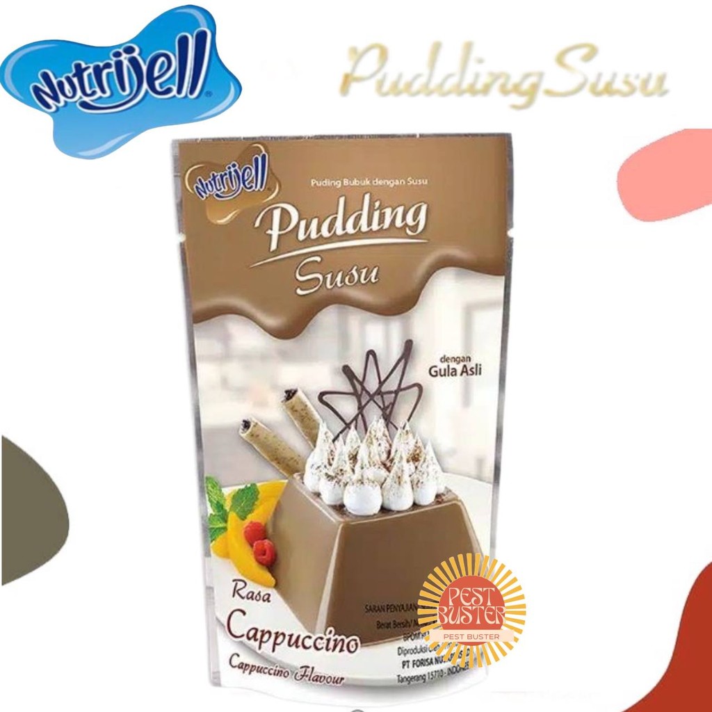 

NUTRIJELL PUDDING Susu Rasa CAPPUCINO NUTRIJEL PUDING Bubuk CAPUCINO BPOM Halal Original