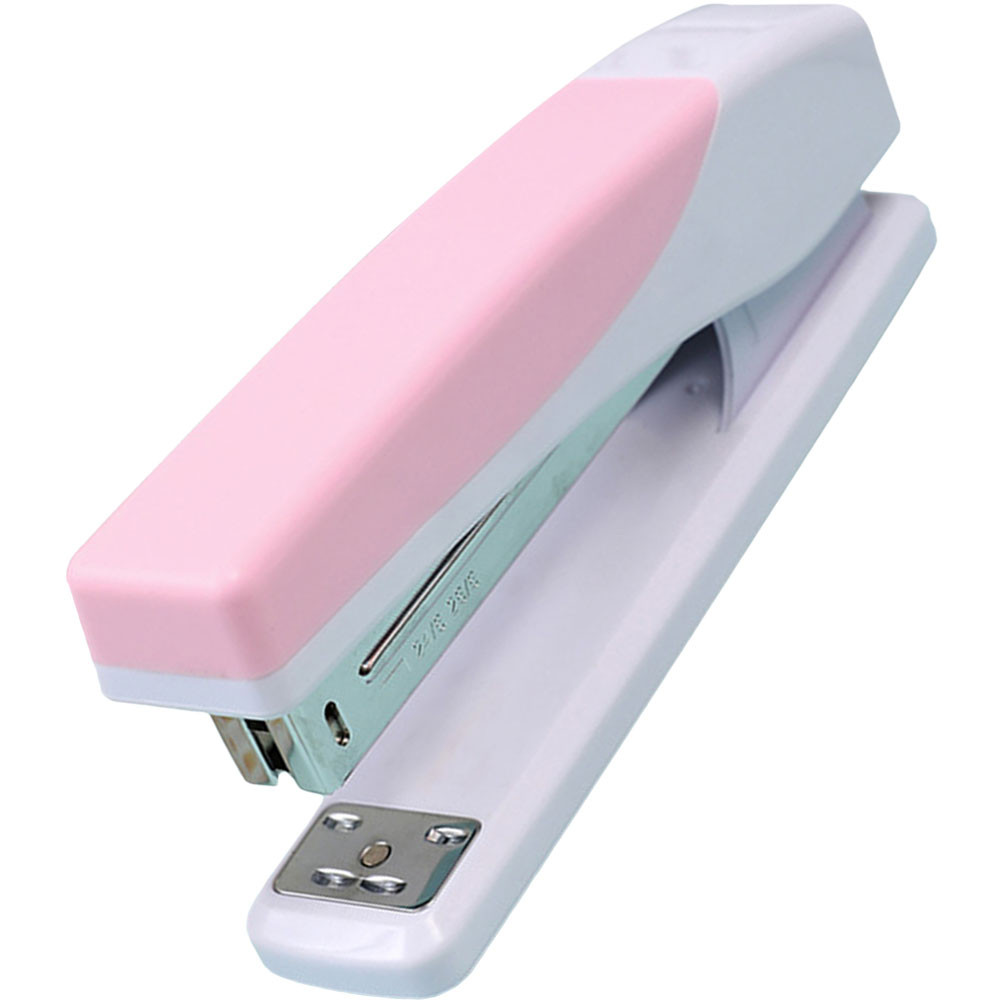 

Stapler Labor-saving Rotating Spring Home Portable Staplers for Desk Manual Metal Rubber Office