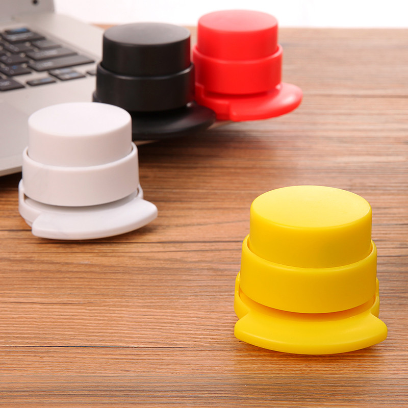 

1 Pcs Creative Stationery Environmental Protection Staple-free Stapler Mini Stapler Safe and effortless School Office Supplies