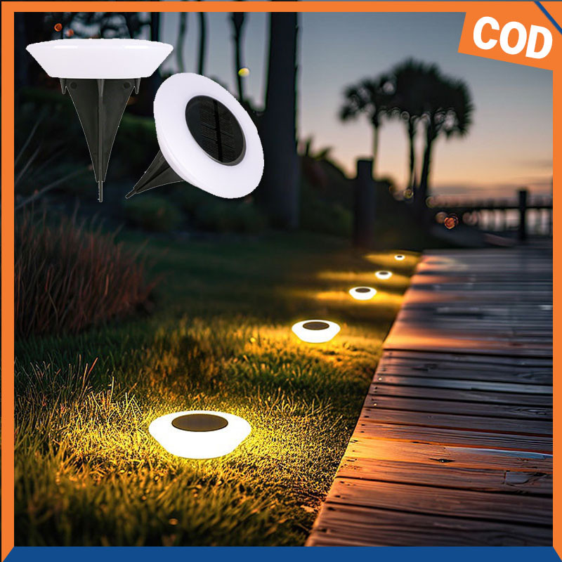 Lampu Taman Hias Outdoor Waterproof Lampu Tanam Taman Solar Tenaga Surya Outdoor Untuk Pagar Balkon 