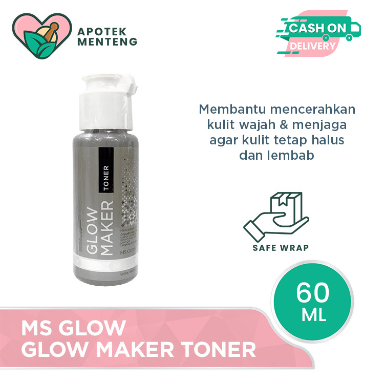 Ms Glow Toner Glowing 60 mL / Glow Maker - Toner Pelembap Wajah