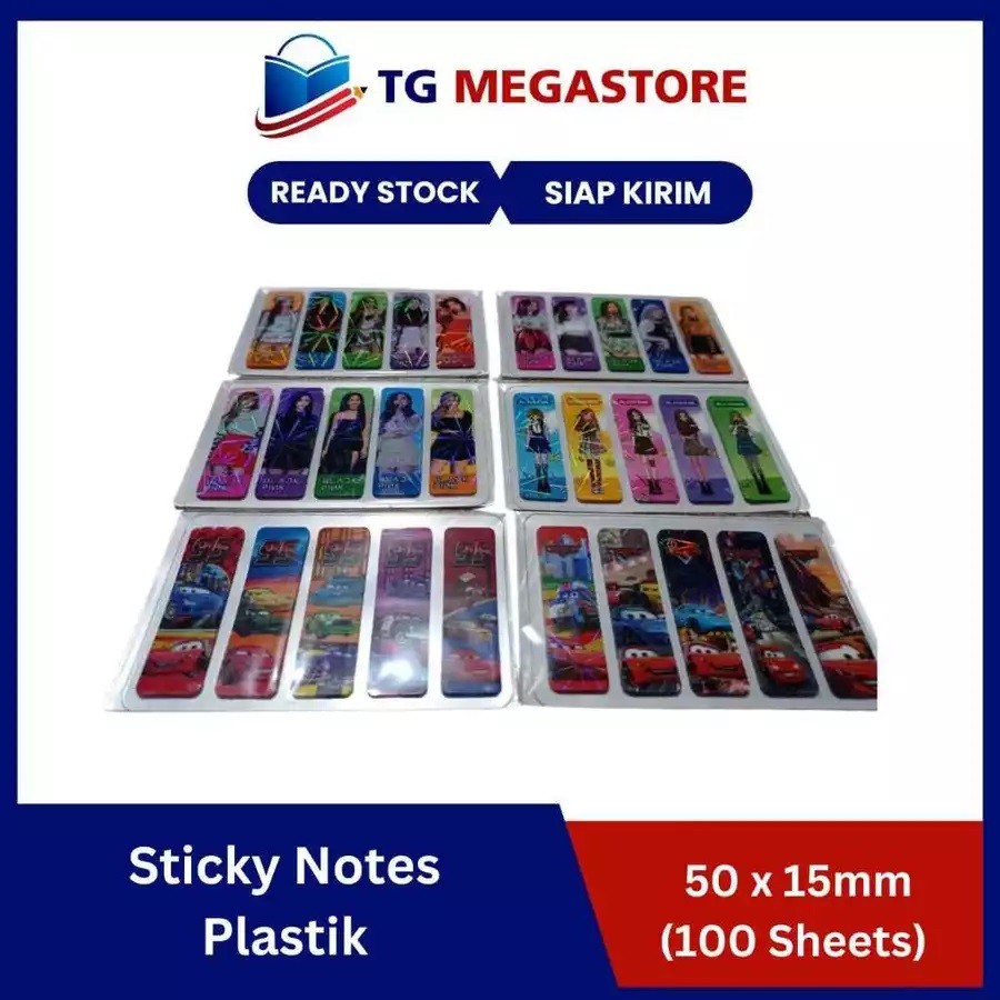 

Sticky Notes Karakter / Stick Marker Karakter (100 Sheets)