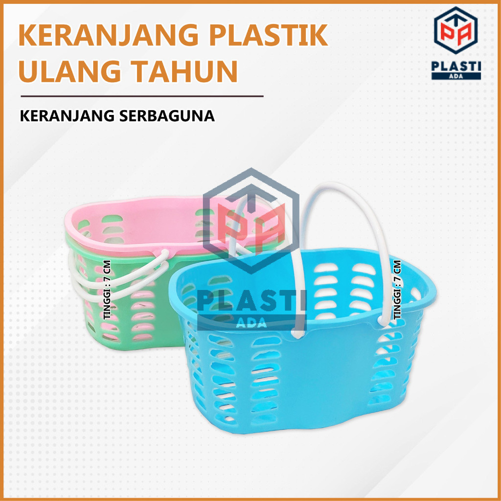 MINI KERANJANG MANDI - Keranjang Plastik Serbaguna / Keranjang Parcel