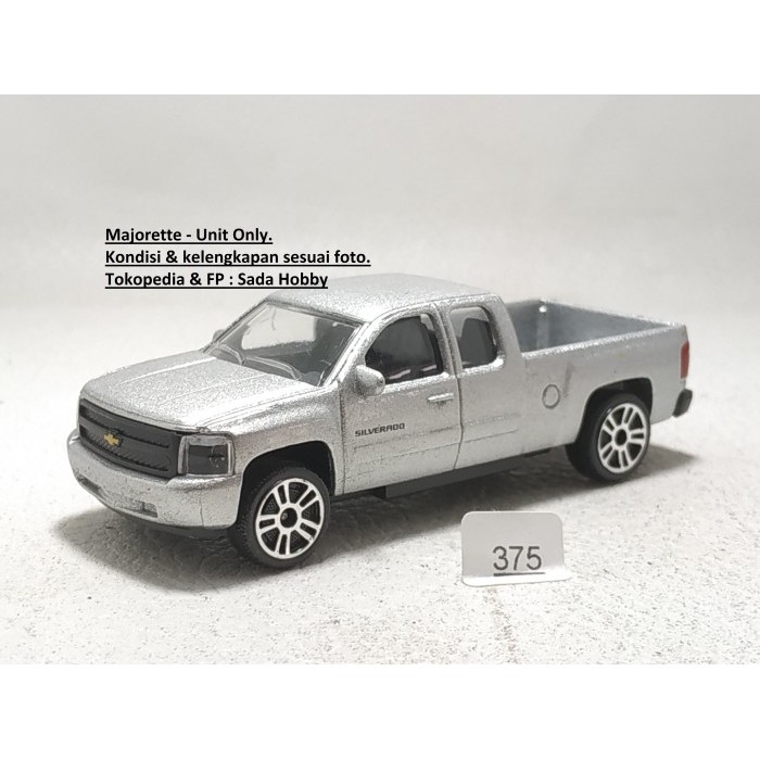 Majorette Chevrolet Silverado Silver Metalic Unit Only