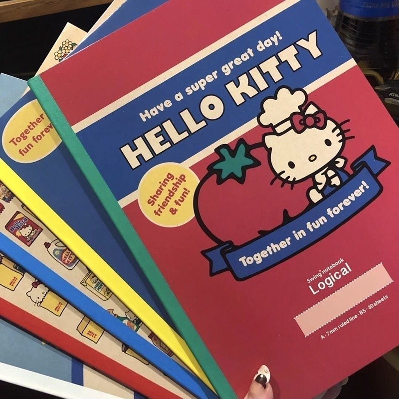 

1PC Random Sanrio Hello Kitty Kawaii Random Vintage Notebook Anime Cute Notepad School Competition Gift Birthday Gifts Toy