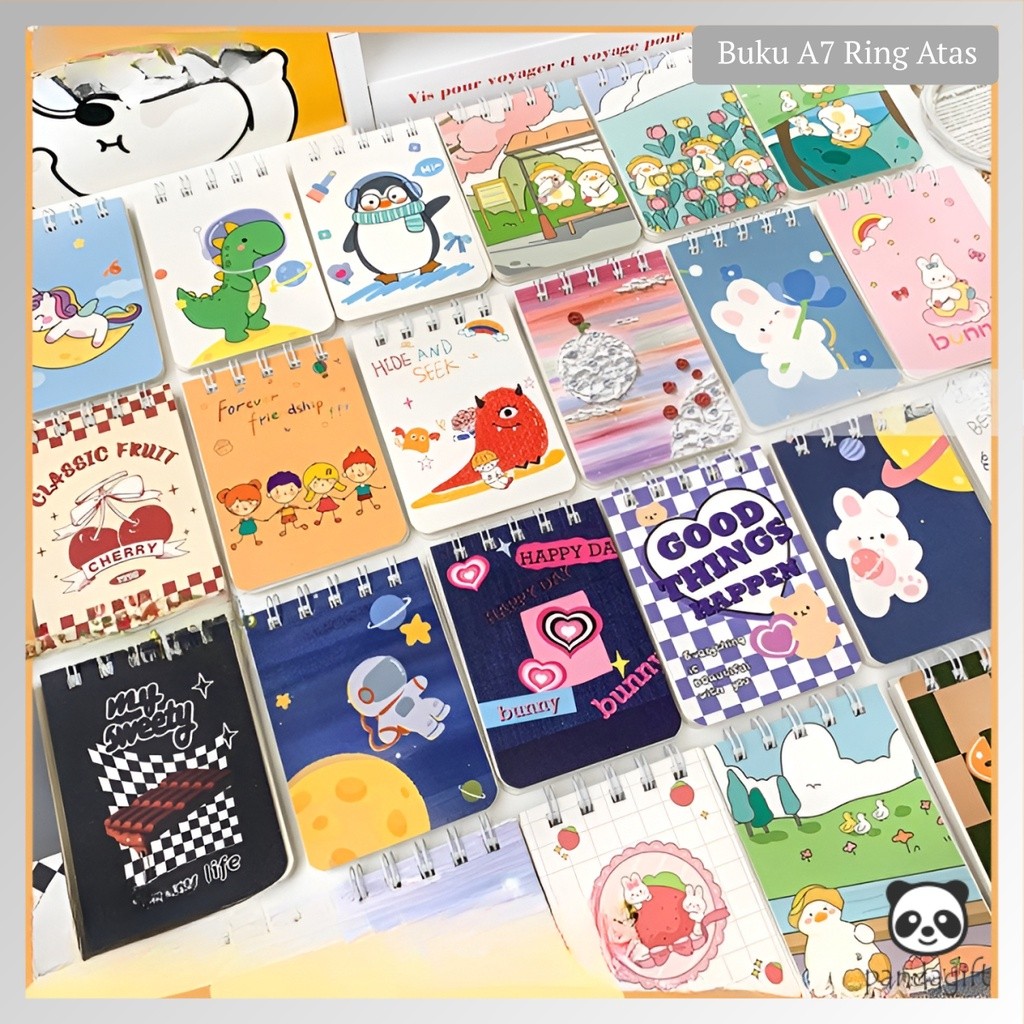 

Notebok A7 scrapbook mini buku kecil catatan notes kecil - GG0308