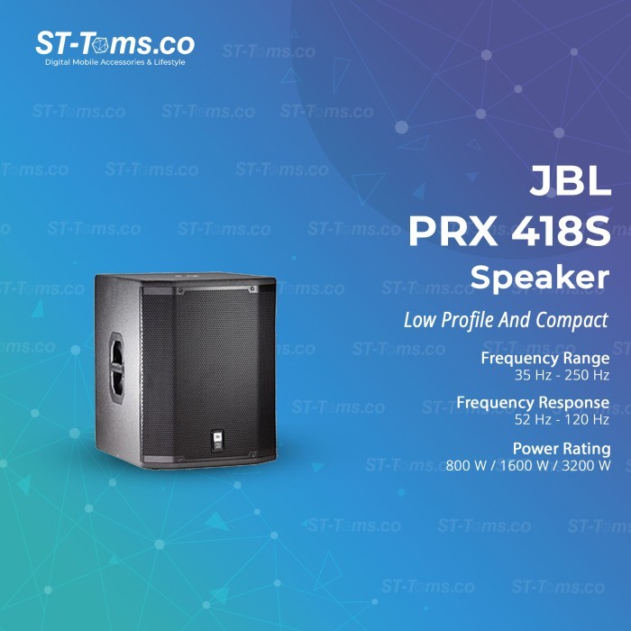 JBL PRX 418S / 418 S Compact 18 inch Speaker Passive Subwoofer