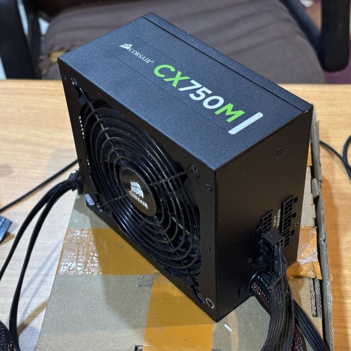 CORSAIR CX750M 80+ SEMI MODULAR 750WATT PSU 80 PLUS BRONZE CX750 ATX POWERSUPPLY