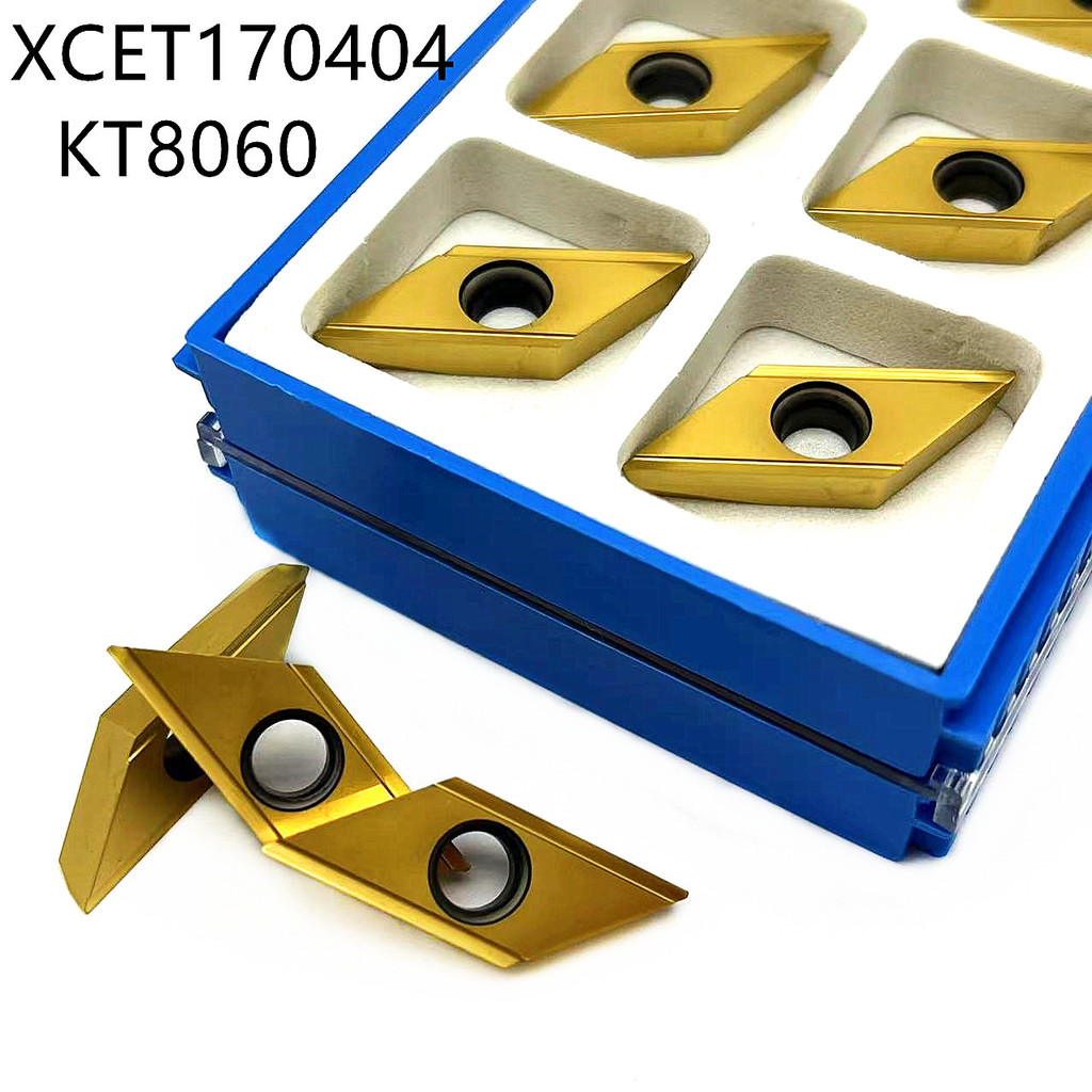

High-quality XCET170404 KT8060 carbide metal turning tool chamfering blade is used for XCET170404 chamfering tool Machine tool