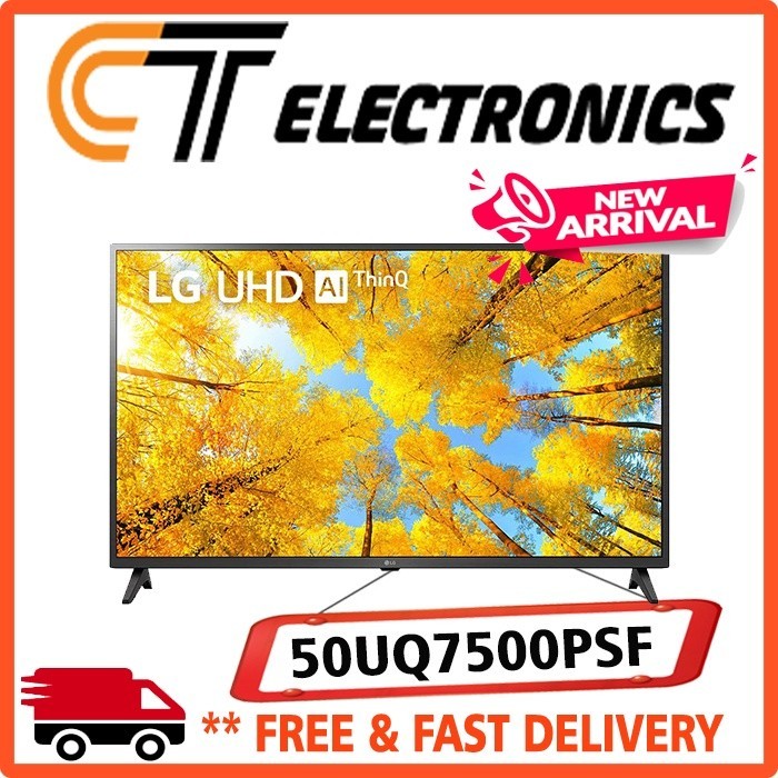 LG TV 50UQ7500PSF 50 INCH SMART TV 4K UHD 50UQ750 50UQ75 50UQ7500