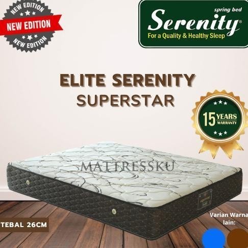 Kasur Spring Bed Elite Serenity Superstar 160x200