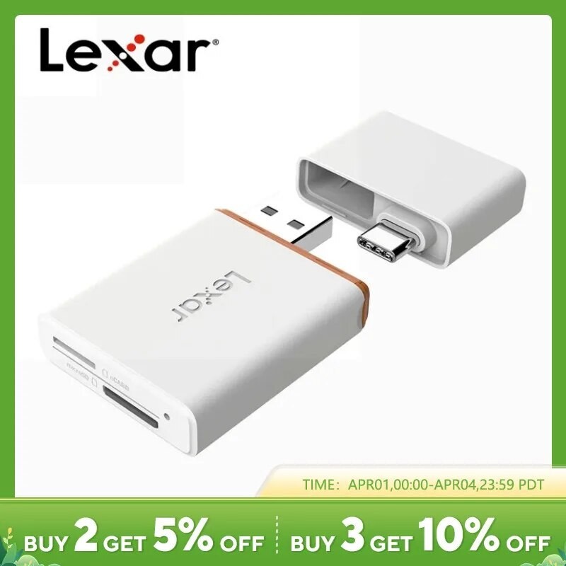 Lexar 350U TF NM Card Reader 3.1 USB Interface with Micro SD TF NM Card Slot to USB Flash Drive Memo