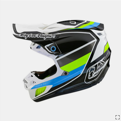 HELM TLD SE5 COMPOSITE HELMET MIPS - REVERB WHITE BLUE