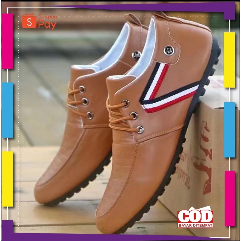 UKURAN SIZE 37 38 39 40 41 42 43 44 45 / BEST PRODUCT - Sepatu Pantofel Hitam Pria Rempel Clas Pakai