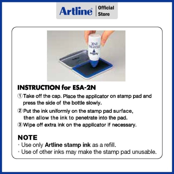 

TINTA ARTLINE STAMP PAD INK 50ML ESA-2N - Hijau
