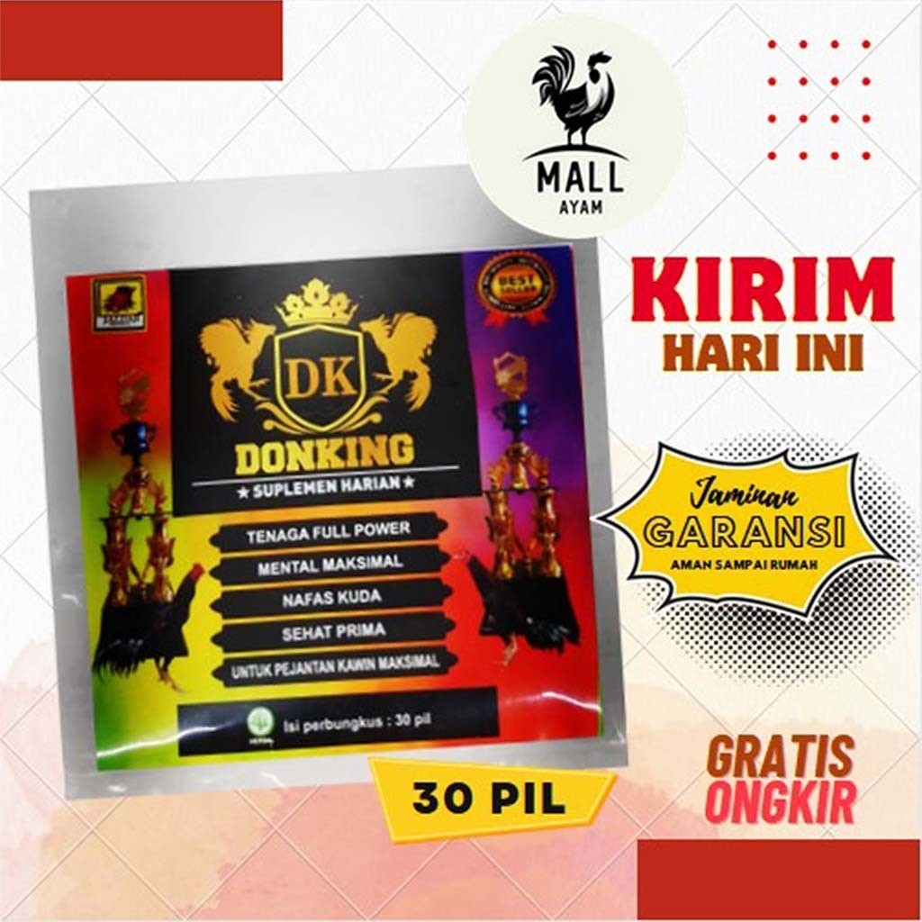 AYAM MALL Jamu Ayam Donking Jalu Aji Ramuan Herbal Premium Suplemen Harian Jamu Ayam Jago Bangkok Ja