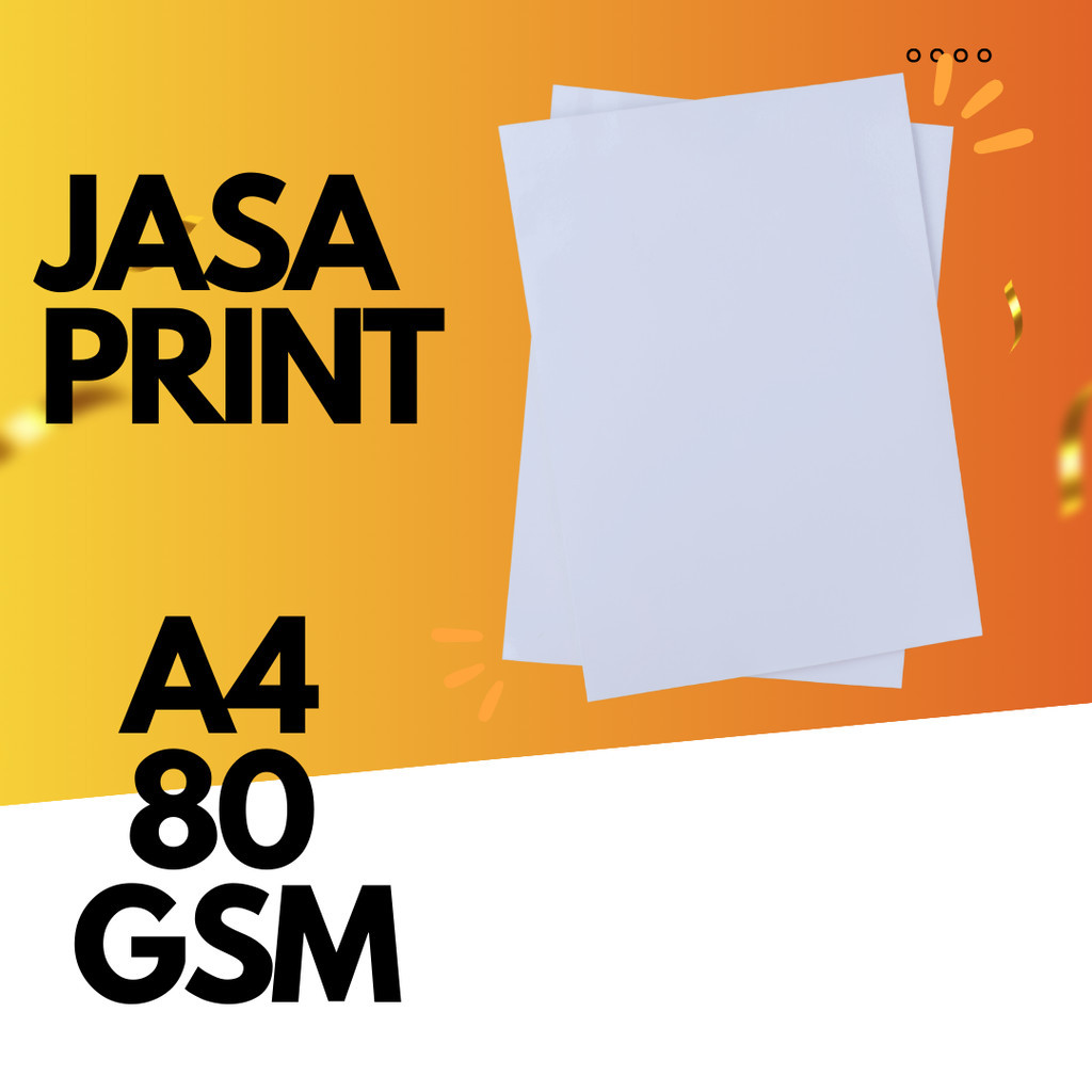 

jasa print A4 80 gsm warna
