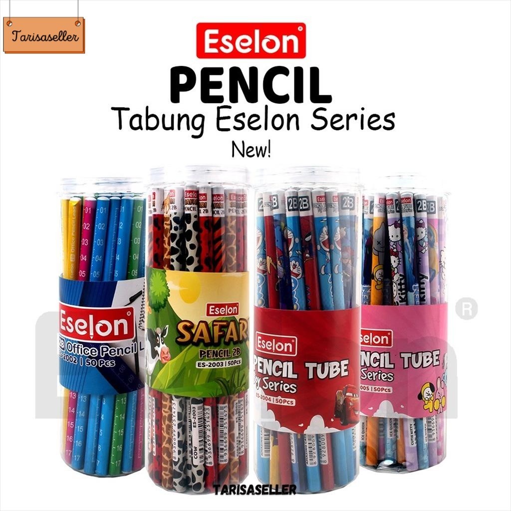 

50pcs Pensil Karakter Eselon / 1 Tabung Pensil 2B Karakter TSS