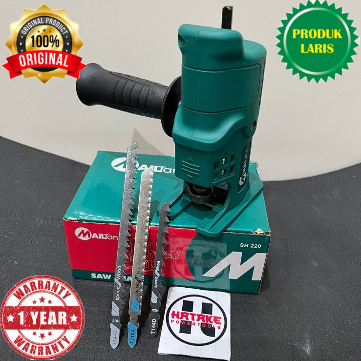 MAILTANK Alat Mesin Gergaji Graji Potong Kayu Listrik Duduk Jigsaw Cordles adapter reciprocating Jig