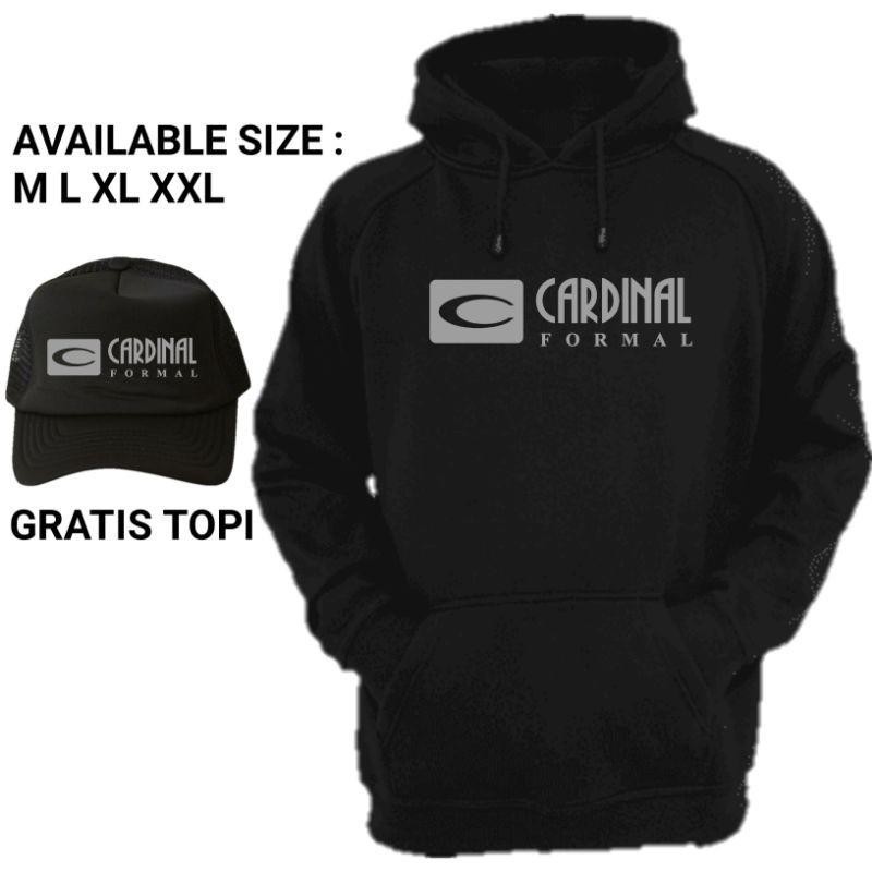 Plus Topi Hoodie Cardinal Blok Samping Besar Sablon Silver Sweater Keren Pria Wanita Dewasa Terbaru
