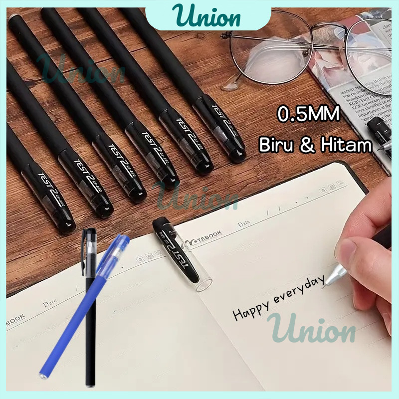 

UM Pulpen Gel Ink 0.5Mm Hitam Biru / Alat Tulis Ujung Lancip Warna Warni / Alat Tulis Sekolah Kantor / Bolpoint Tinta Gel