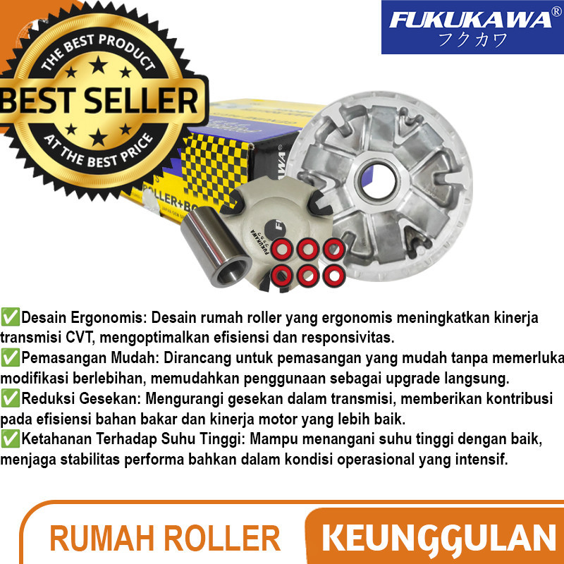 Rumah Roller Set Honda PCX AEROX NMAX Fukukawa