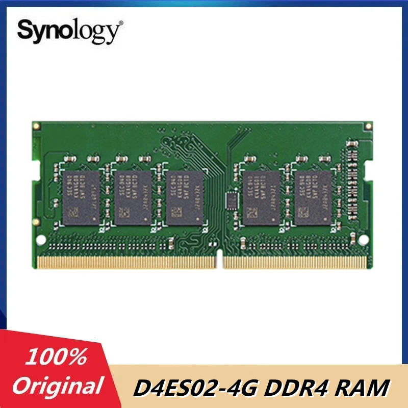 Original Synology D4ES02-4G DDR4 RAM Memory Module 4 GB 1 x 4 GB DDR4 ECC  (D4ES02-4G)