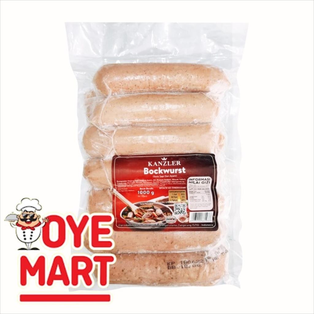 

KANZLER BOCKWURST 1KG ISI 14 SOSIS SAPI DAN AYAM