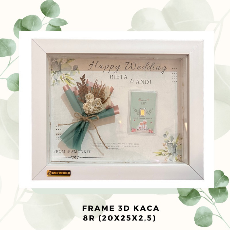 CX63EM Pigura / Frame  / Frame Emas / Cocok Untuk Kado / Gift