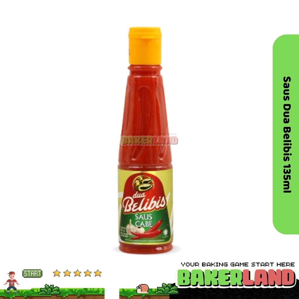 

Saus Cabai Dua Belibis / Saus Botol Saus Cabai 135ml / Saus Kemasan Botol / Saus Dua Belibis Saus Cabai