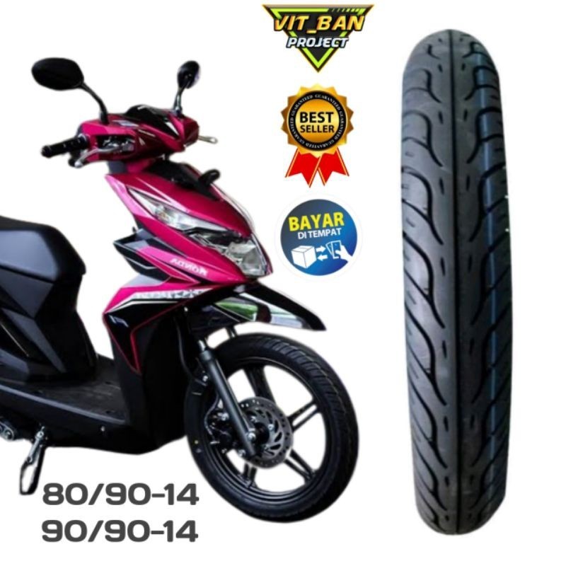 Ban Motor Beat Vario Spacy Mio 80/90-14 & 90/90-14 Ban Tubeless