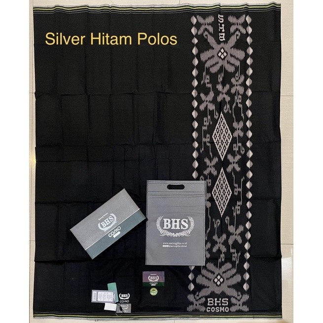 Sarung BHS COSMO - HITAM POLOS & PUTIH POLOS TERBARU ORIGINAL