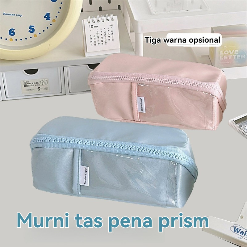 

In Stock Korea style big pencil box organizer bag kotak pensil kawaii besar muat banyak pensil case premium tempat pensil kapasitas besar