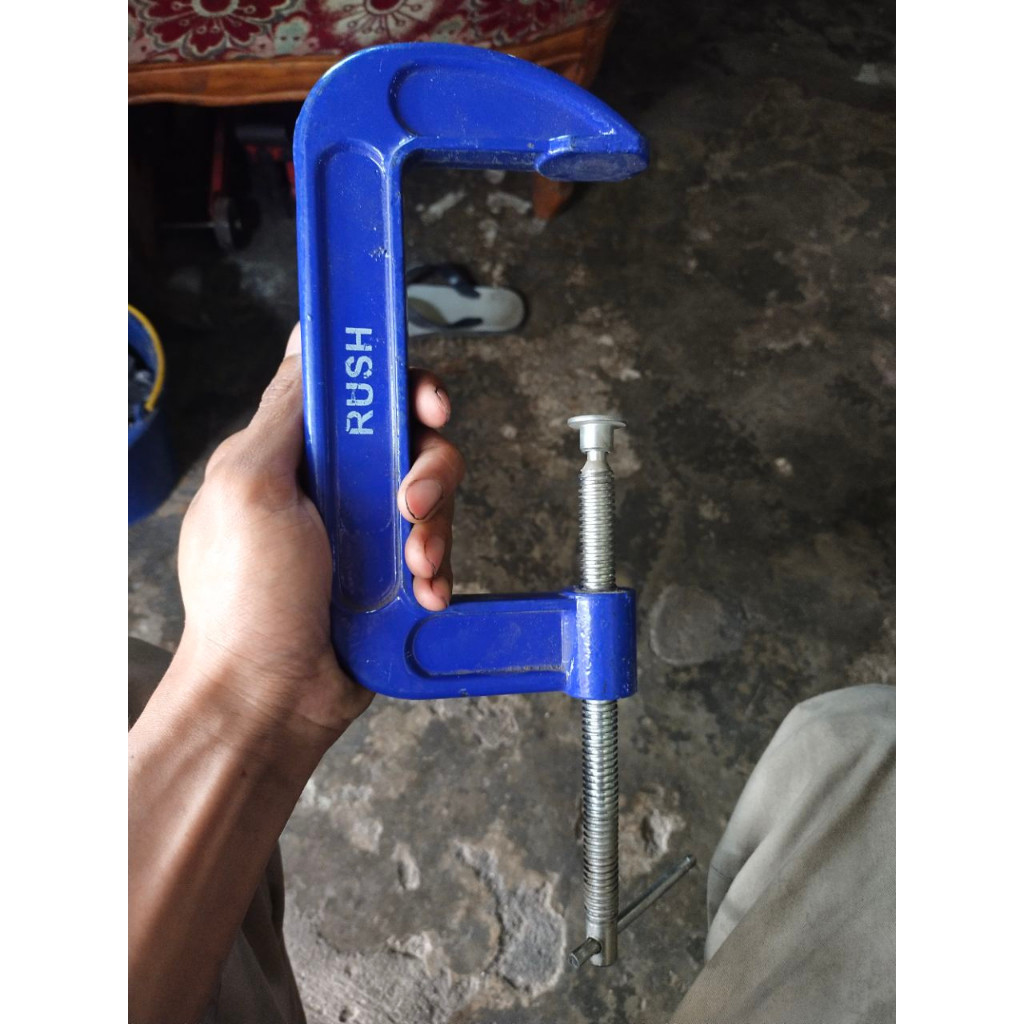 Catok C / Clamp C Rush Alat Jepit Penjepit Kayu RUSH