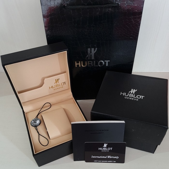 TERMURAH Kotak box jam tangan merk HUBLOT watch model Original fullset