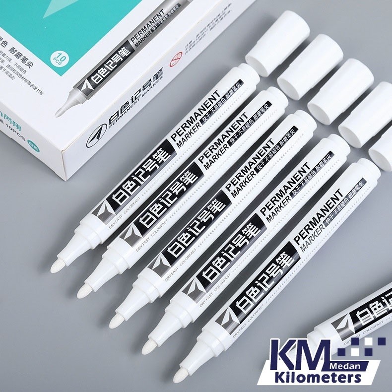 

Spidol Putih/Spidol Putih Permanen Tahan Air/Spidol Putih Waterproof/Spidol Putih Ban/Spidol Putih Ban Motor