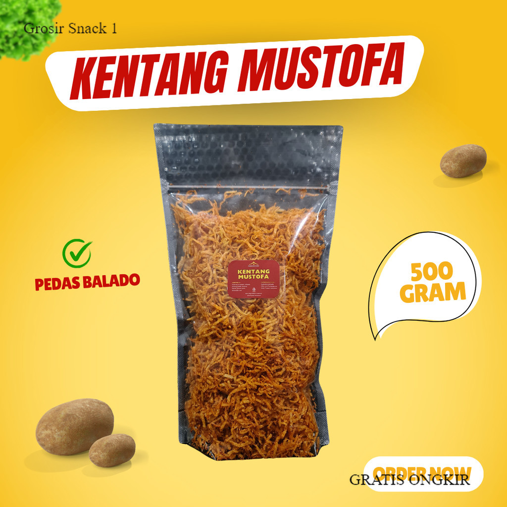 

TERLARIS !! 1/2kg Kering kentang mustofa