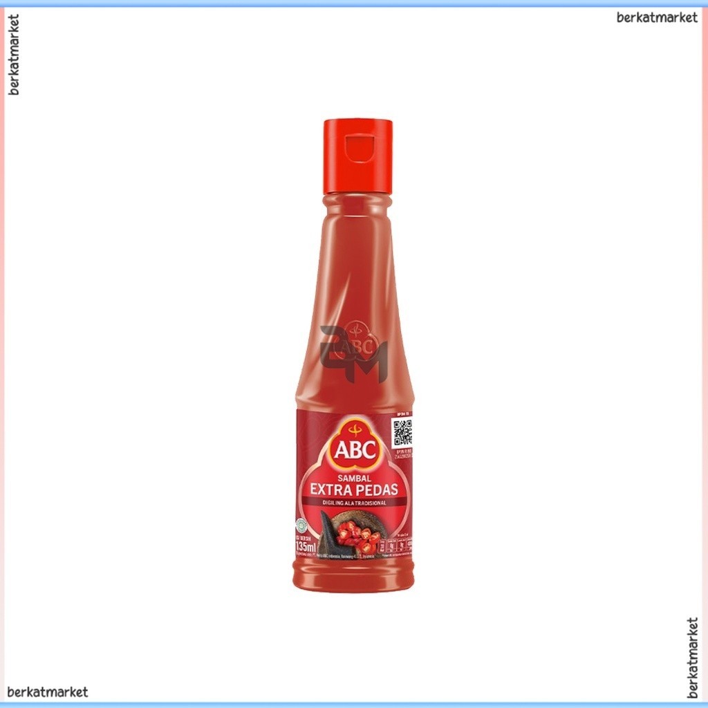 

CHILI SAUCE ABC SAMBAL EXTRA PEDAS 135ML PET SAOS SAMBAL PEDAS