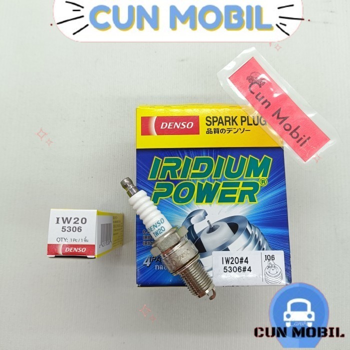 Busi Denso IRIDIUM IW20 Kijang Carry Futura Hardtop 2F L300 T120 L100  CUN MOBIL