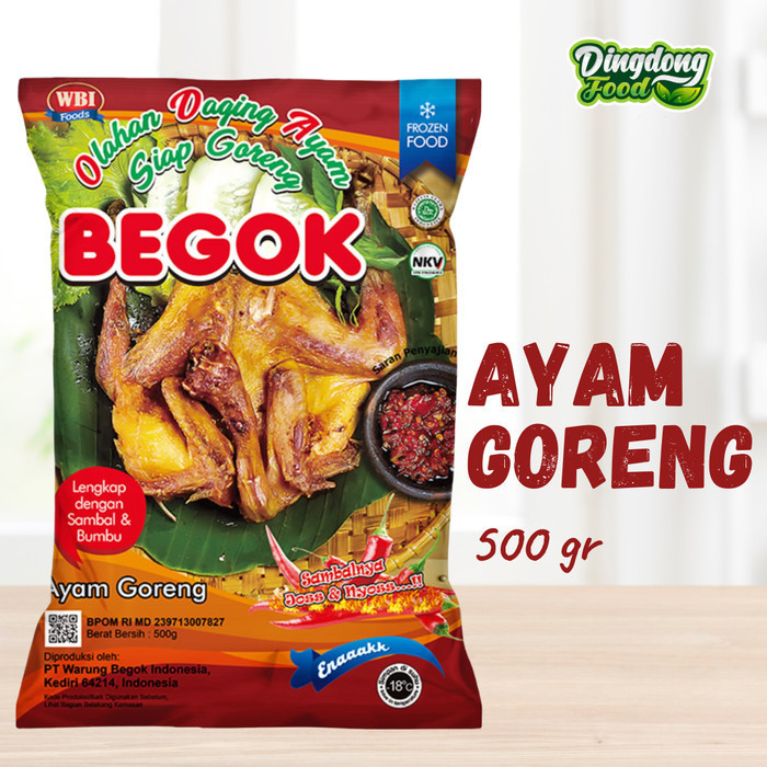 

Ayam Bakar Ayam Goreng Begok Ayam Utuh Frozen Siap Masak 500 gr