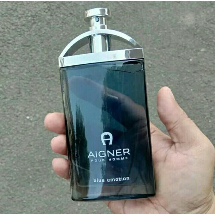 PARFUME AIGNER BLUE EMOTION POUR HOMME 100ML ORIGINAL TESTER - REJECT - UNBOX