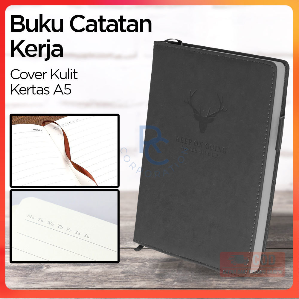 

Toddi Buku Catatan Harian Notebook Diary Cover Kulit 180 Lembar A5 - CW-5025
