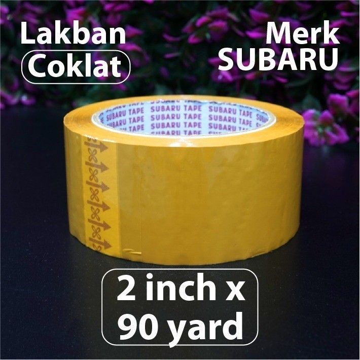 

(Depok) Lakban Coklat 2 inch x 90 yard - Merk Subaru - Selotip Isolasi